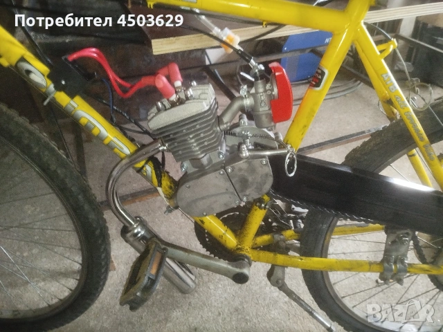 Продавам колело с чисто нов двигател zeda 100 pro, снимка 3 - Велосипеди - 54644786