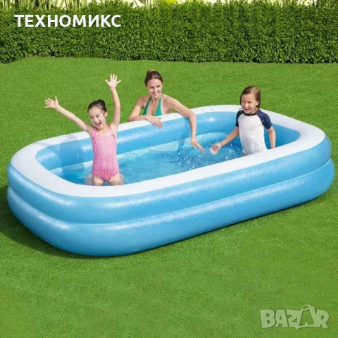 Надуваем басейн 200x150х55 см, снимка 5 - Басейни и аксесоари - 55062719