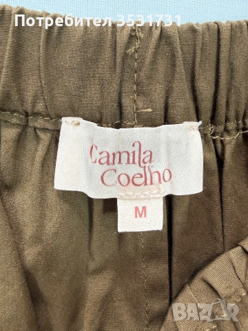 Camila Coehlo дълга памучна кафява пола размер М, снимка 2 - Поли - 54573475