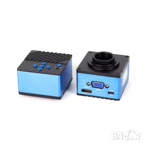 1080P 60FPS HDMI + VGA + USB multi SANQTID TD-VB20A дигитална камера за микроскоп, снимка 5 - Камери - 54918190