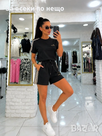Guess Дамски Летен Комплект👚🩳Дамски Къс Екип Гес - Различни Цветове Код A1575, снимка 4 - Спортни екипи - 55272471