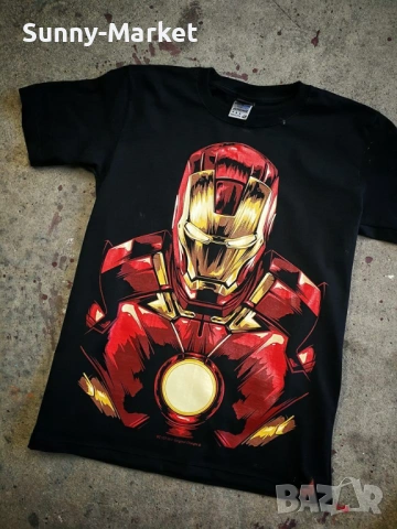 Тениска IRON MAN , мъжки детски и дамски тениски модели над 20 цвята