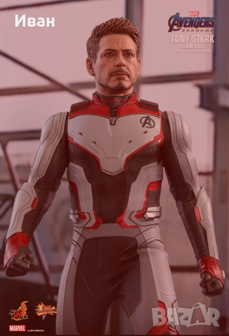 Хот Тойс / Hot Toys Tony Stark Team Suit MMS537, снимка 7 - Колекции - 55252876