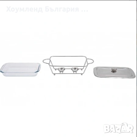 Съд за затопляне на храна с подгряване и капак, снимка 4 - Съдове за готвене - 54453458