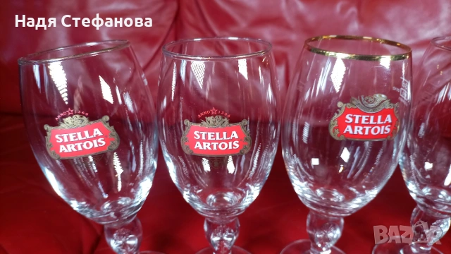 Бирени чаши Стелла Артоа STELLA ARTOIS, 6 бр, 330 мл, снимка 3 - Чаши - 54605804