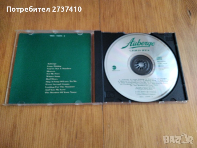 CHRIS REA - AUBERGE 6.20евро оригинален диск, снимка 2 - CD дискове - 55165013