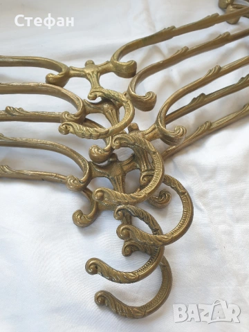 Стари бронзови закачалки, снимка 5 - Антикварни и старинни предмети - 54307261