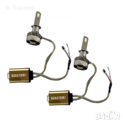 LED Крушки NAKATOMI 12-24V 60W carbus, снимка 3 - Части - 54778295