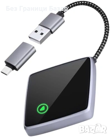 Нов Безжичен CarPlay адаптер iPhone USB Plug&Play Auto Connect Стабилна връзка в кола автомобил