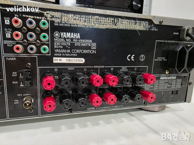 🔧 ЗА МАЙСТОРИ И КУ ПУВАЧИ С МЕРАК! Yamaha RX-V540RDS – За ремонт / части, снимка 7 - Тонколони - 54638358