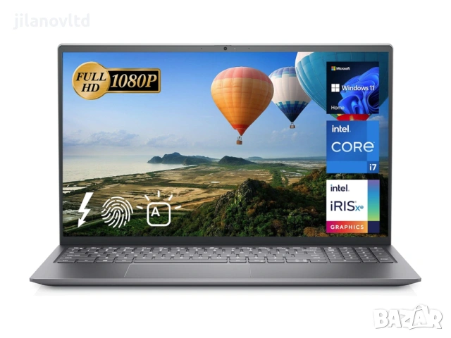Лаптоп DELL Inspiron 15 5510 I7-11370H 8GB 512GB SSD NVME с до 24 МЕСЕЦА ГАРАНЦИЯ