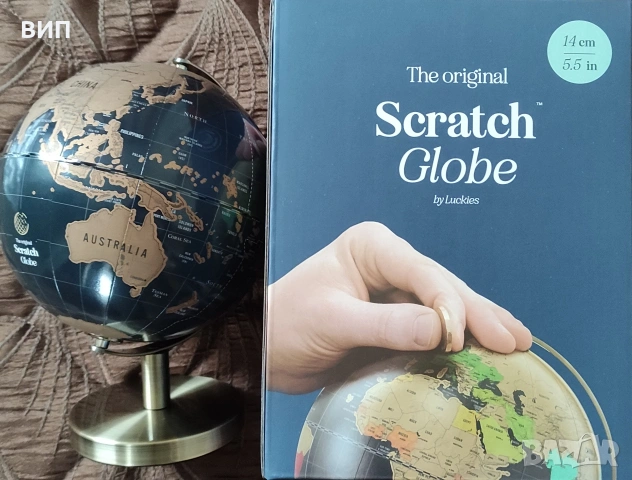 Скреч глобус