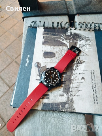 Deep Blue Master 1000 automatic diver all black , снимка 7 - Мъжки - 55201015