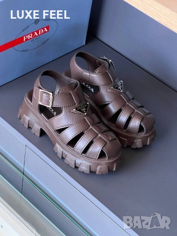 Prada ⚜️ Дамски Сандали , снимка 6 - Сандали - 54368497