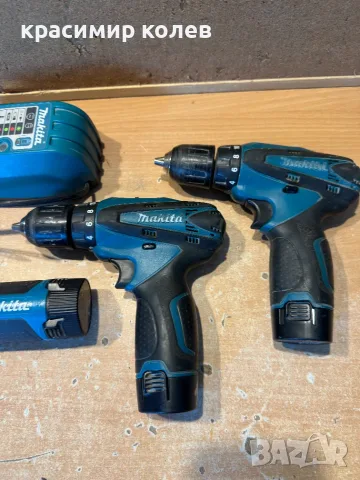 два винтовера "Makita DF330D"/10,8V/+led фенер, снимка 2 - Винтоверти - 55466108