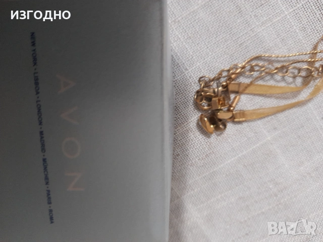 10€ КОЛИЕ И ОБИЦИ AVON МОЛЯ ВИЖТЕ СНИМКИТЕ, снимка 2 - Бижутерийни комплекти - 54640738