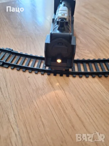 Електрически влак, Rail King, с 3 вагона, с коловоз, снимка 3 - Влакчета, самолети, хеликоптери - 55678453