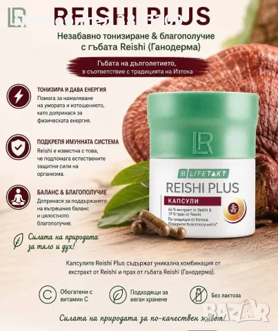 Гъба рейши,гъбата на дълголетието