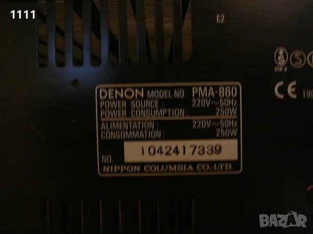 DENON    PMA-860, снимка 7 - Ресийвъри, усилватели, смесителни пултове - 55298768