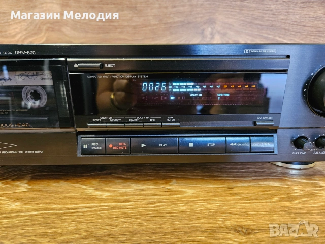 Касетен дек Denon DRM-600 с Dolby HX Pro за ценители, снимка 4 - Декове - 55121919