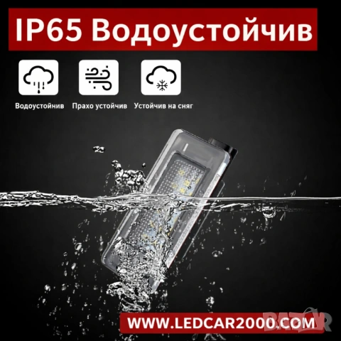 Лед плафони за регистрационен номер Nissan Suzuki Dacia, снимка 2 - Аксесоари и консумативи - 54178367