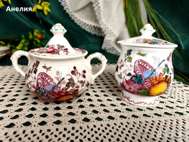 Mason's-Кошница с плодове мнооого неща , снимка 18 - Чинии - 55335465