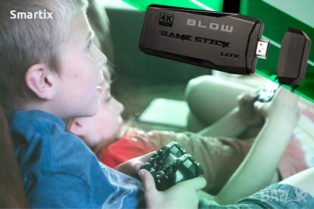 Ретро конзола за игри Game Stick 4K HDMI – 22000 игри и 2 Безжични джойстика, снимка 8 - Други игри и конзоли - 54502663