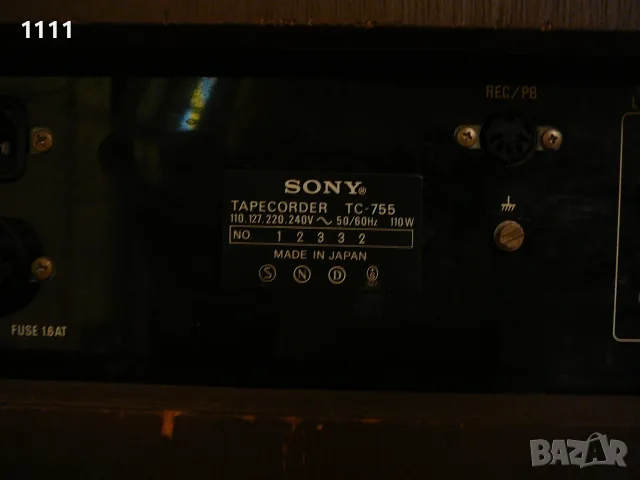 SONY      TC-755, снимка 7 - Ресийвъри, усилватели, смесителни пултове - 55561460