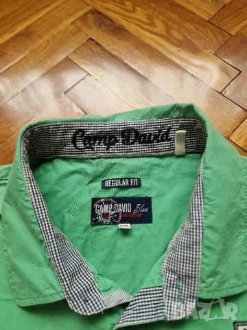 Страхотна мъжка риза CAMP DAVID размер 2XL, снимка 6 - Ризи - 54265092
