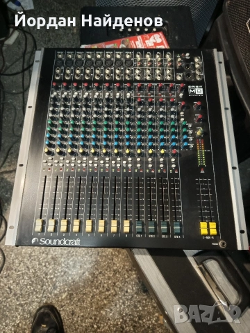 SAYNDCRAFT MIXER SPIRIT M 8 за ВРАЖДАНЕ ВАВ КЕИС РАБОТЕЩТ ОРЕГИНАЛНИ. СЪСТОЯНИЕ , снимка 4 - Ресийвъри, усилватели, смесителни пултове - 54052669