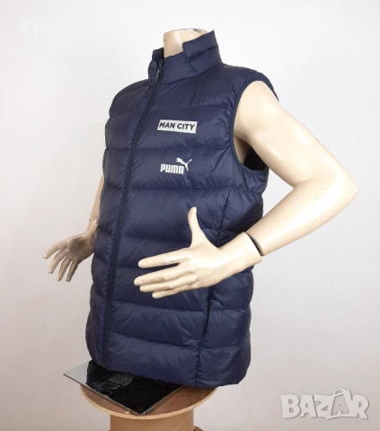 PUMA Manchester City Vest - Оригинален мъжки елек размер XL, снимка 3 - Якета - 54168001