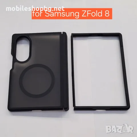 Samsung ZFold 8 кейс черен Матов, MagSafe 