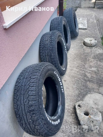 Комплект 4 бр. гуми UNIGRIP RoadForce A/T 245/70 R16 106T, снимка 5 - Гуми и джанти - 55247827