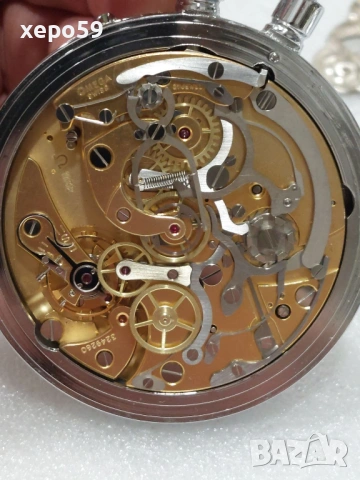 Джобен часовник Омега хронограф-Omega Split Second Chronograph Rattrapante, 5 500 лв, снимка 10 - Мъжки - 52217920