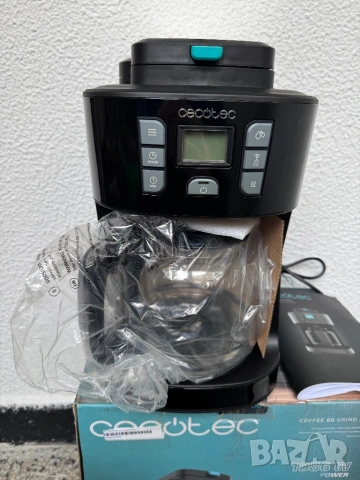 Шварц Кафемашина Дигитална с Мелачка Cecotec Coffee 66 Grind & Drop, 1086W, 1.5л, Таймер!, снимка 2 - Кафемашини - 54391906