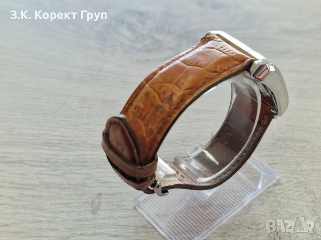 Мъжки квадратен часовник Hugo Boss, снимка 6 - Мъжки - 54292760