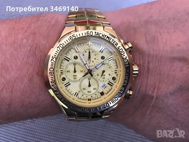 ЧАСОВНИК WWOOR С ПОЗЛАТА, снимка 2 - Мъжки - 55361144