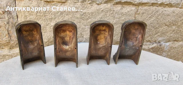 Комплект от четири масивни мебелни аплици, снимка 7 - Други - 55686163