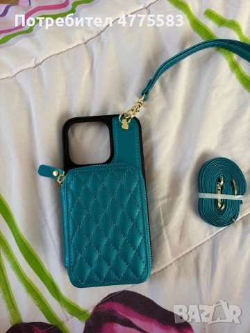 Калъф за iPhone 14 Pro,цвят turquoise, снимка 2 - Калъфи, кейсове - 54988779