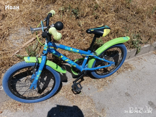 Детски Велосипед Drag 18 Rush син зелен, снимка 2 - Детски велосипеди, триколки и коли - 54983342