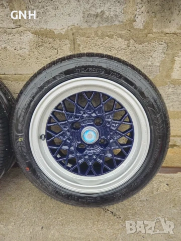 Джанти Melber 13 цола , 4х101 , 6j , et13 175/50/13 Austin Mini, снимка 5 - Гуми и джанти - 54583145