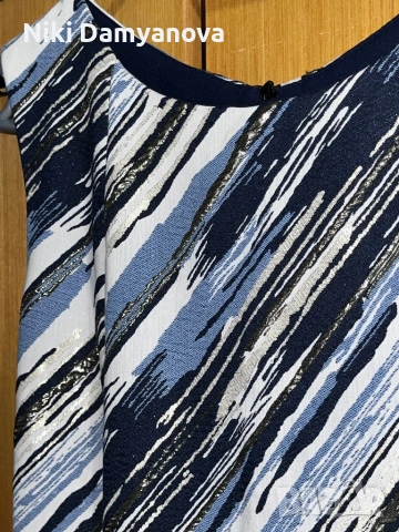 Чисто нова тъмносиня рокля, размер S/M, снимка 4 - Рокли - 54044979