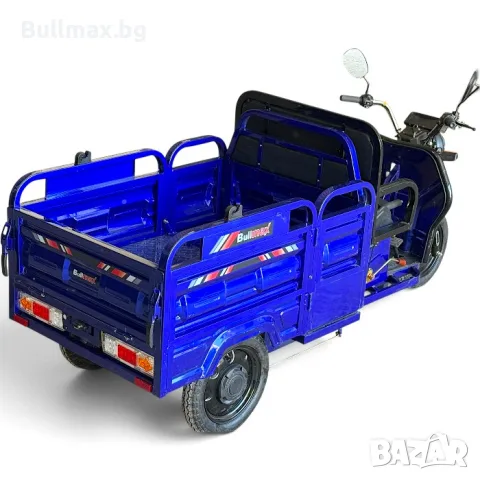 Подсилена триместна товарна електрическа карго триколка, 3500W, 600кг товароносимост, снимка 6 - Мотоциклети и мототехника - 55550569