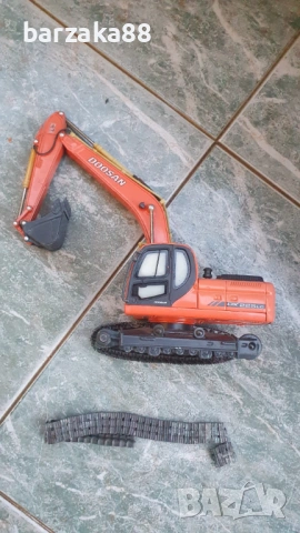 Стара играчка Багер DOOSAN, снимка 4 - Колекции - 54539546