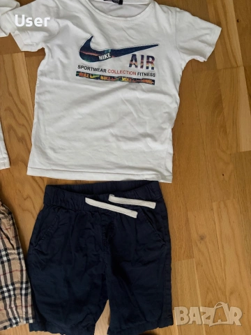 Детски комплекти блузи шорти Burberry Nike Dsquared , снимка 4 - Детски комплекти - 54722883