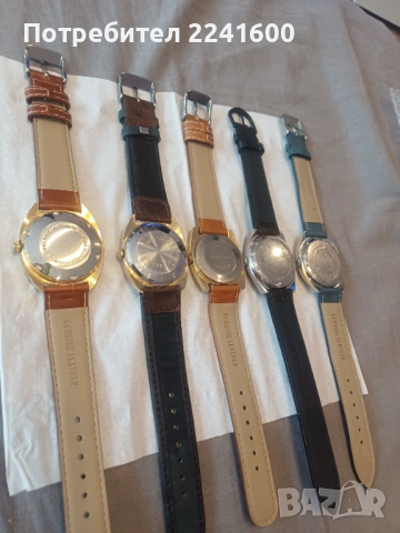 Лот от 5 швейцарски часовника, снимка 12 - Мъжки - 54156383