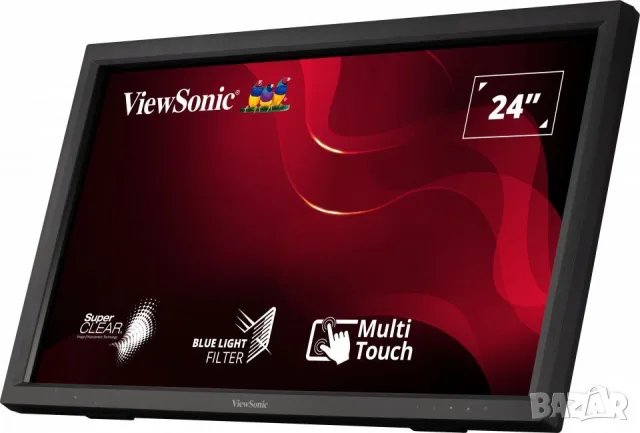 НОВ Тъч монитор ViewSonic TD2423 23.6" 10-point Touch, FULL HD