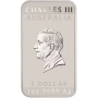 Сребро 1 oz правоъгълна монета "Дракон" 2025, снимка 2