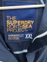 Мъжки Windbreaker Superdry North Sea Project мъжко ветроустойчиво яке - размер XXL - Тъмносиньо, снимка 3