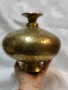 Автентичен индийски ритуален съд Чамбу (Chambu), изработен от дебел и масивен месинг., снимка 14